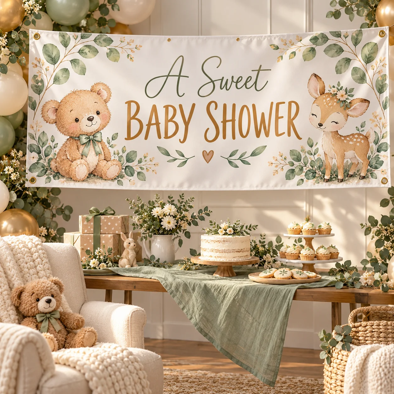 Baby showers Set the scene printing inspiration