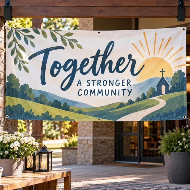 Community & church events banner inspiration