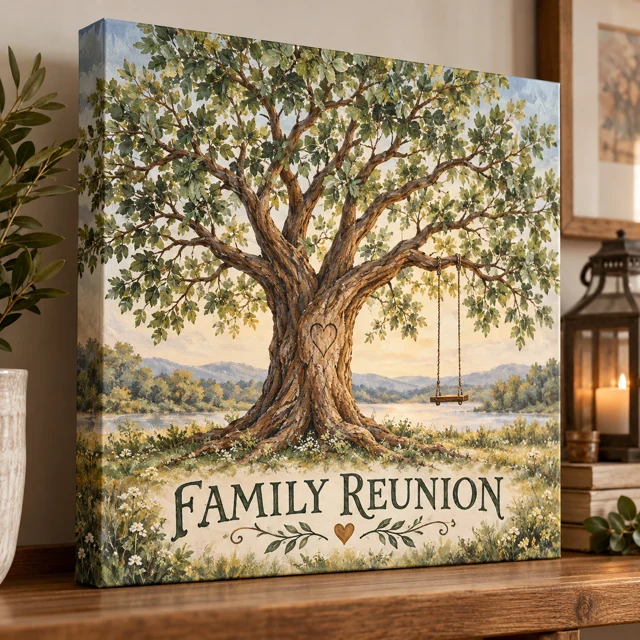 Family reunions canvas inspiration