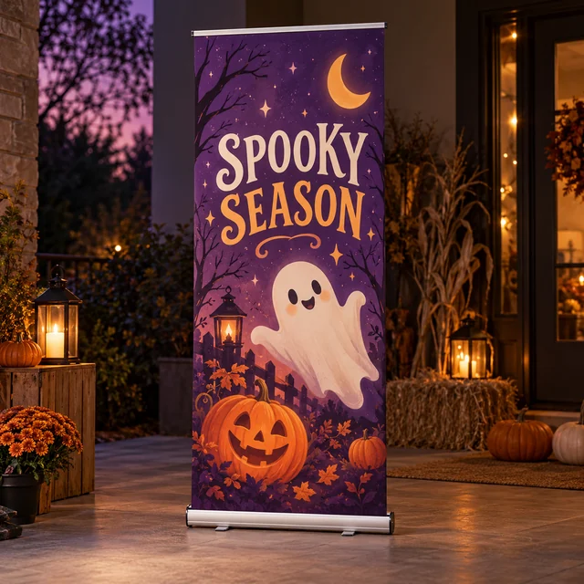 Halloween retractable banner inspiration