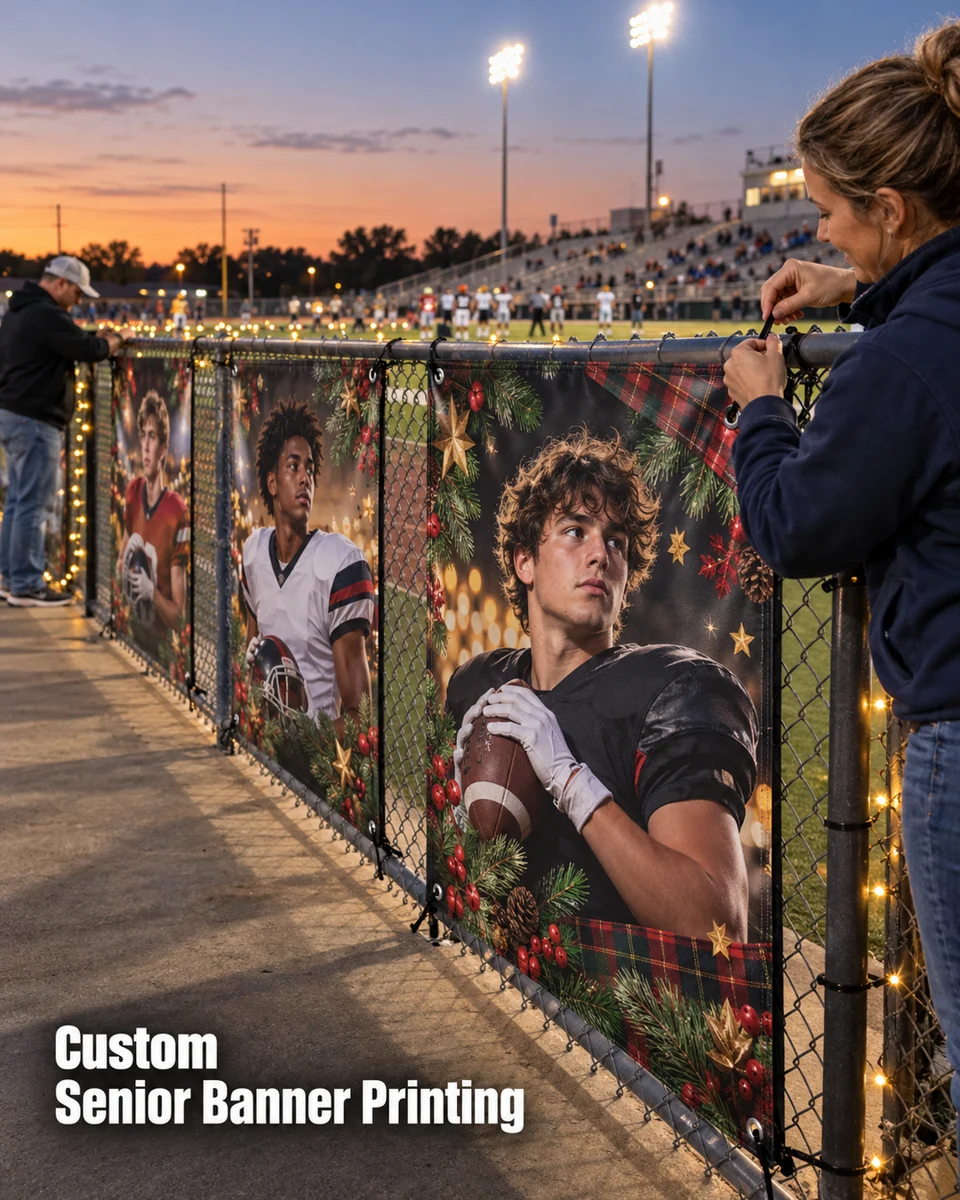 School Christmas Banners & events printing inspiration