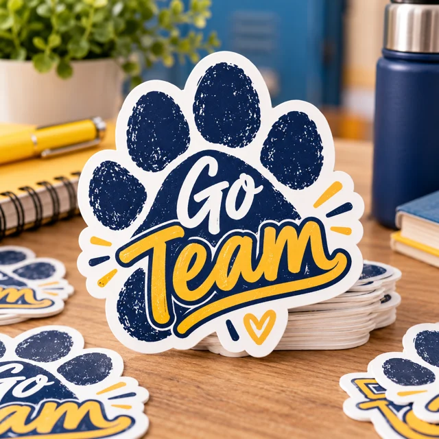 Schools & clubs die cut sticker inspiration