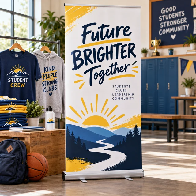 Schools & clubs retractable banner inspiration