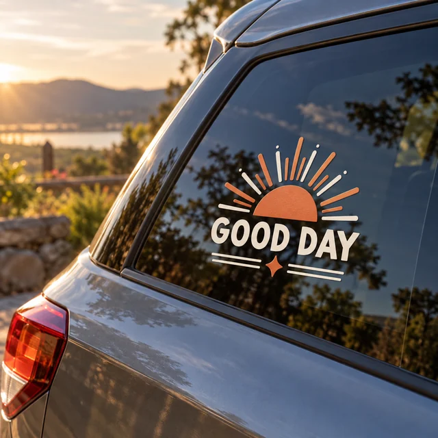 Custom print car window sticker inspiration