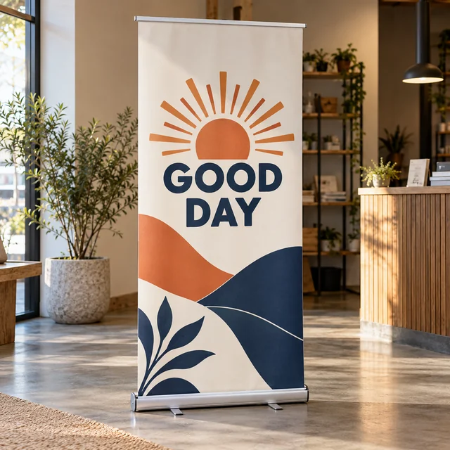 Custom print retractable banner inspiration