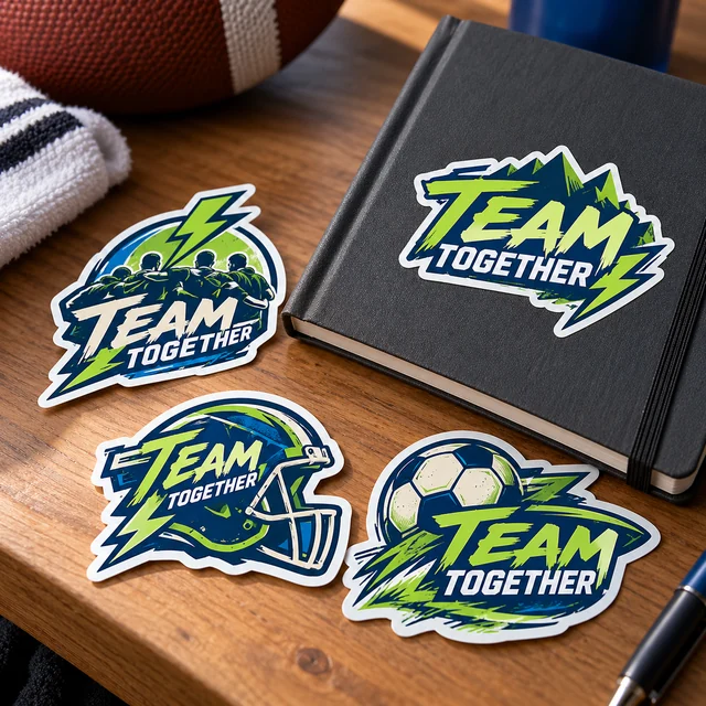 Teams & sports die cut sticker inspiration
