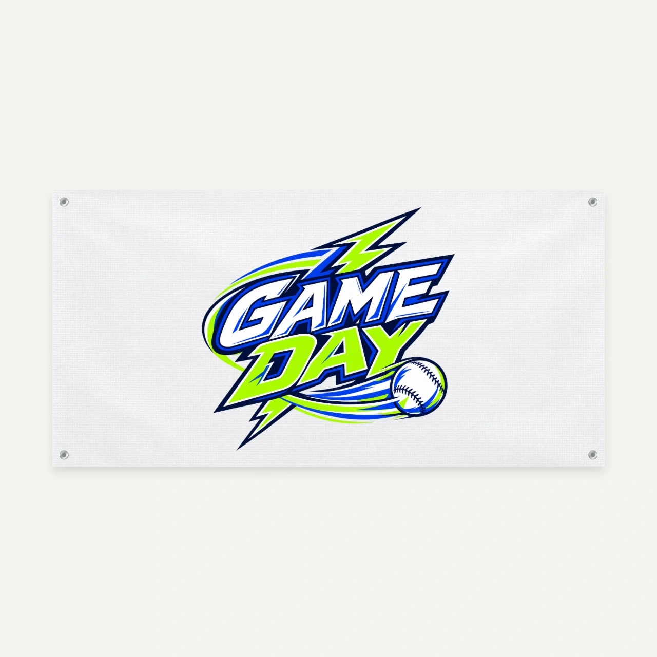 Game Day printed on Vinyl Banner