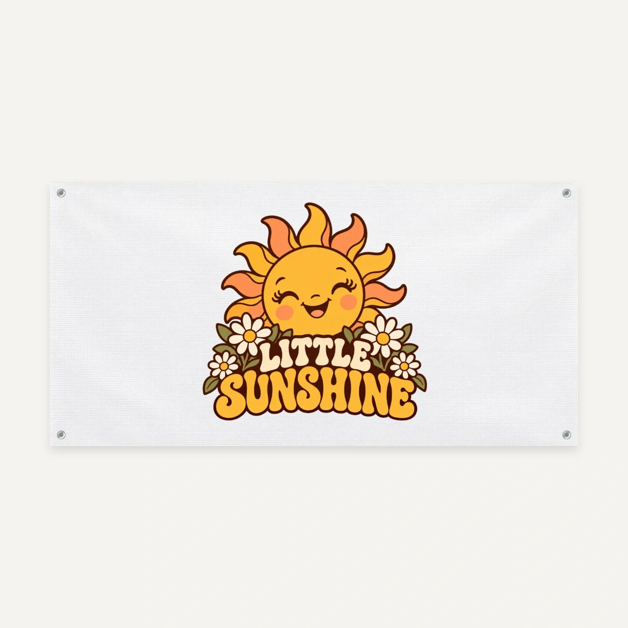 Little Sunshine printed on Vinyl Banner