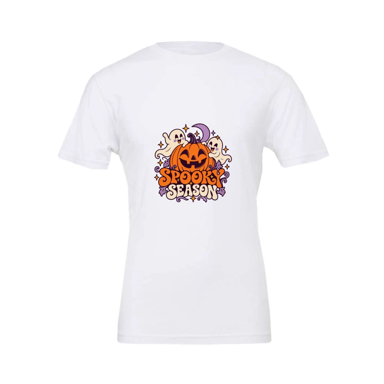 Spooky Season printed on Custom Unisex T-Shirt