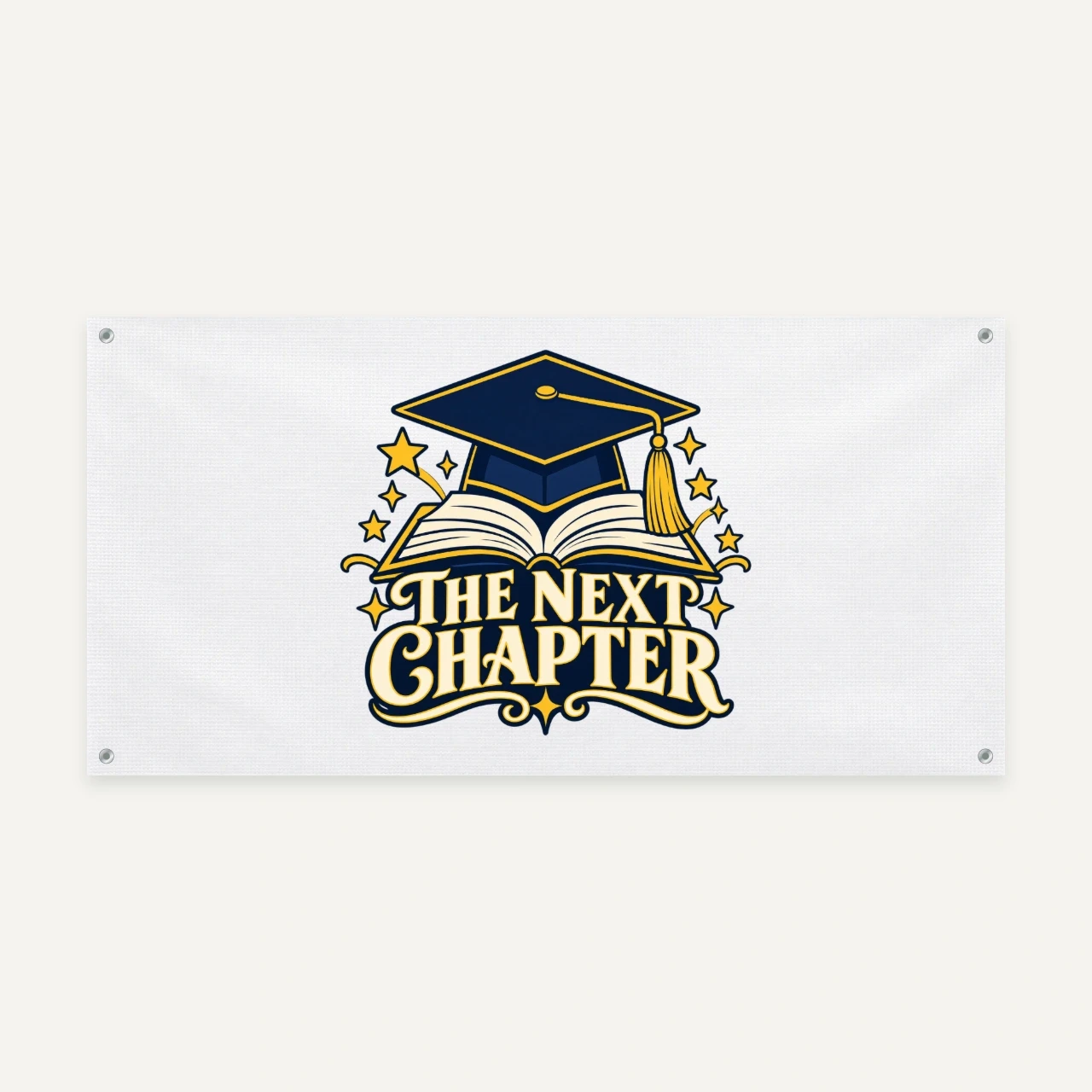 The Next Chapter printed on Vinyl Banner