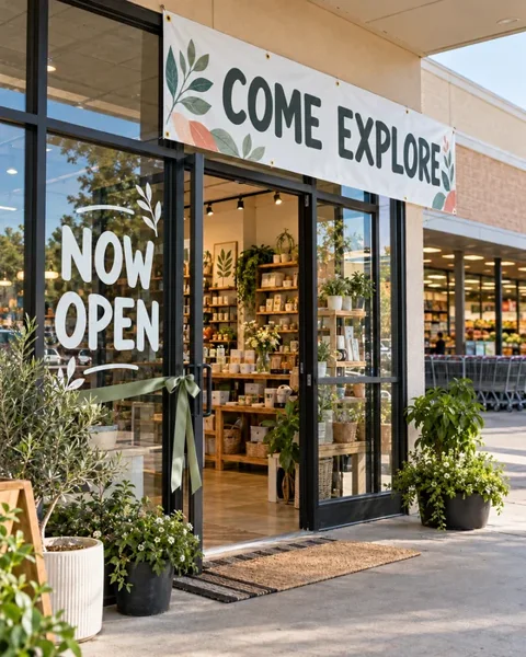 Local grand opening · Neighborhood favorites lifestyle printing idea