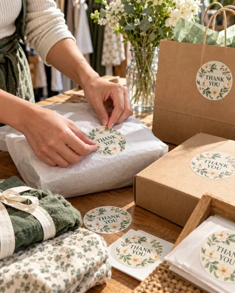 Gift packaging stickers · Neighborhood favorites illustrative printing inspiration