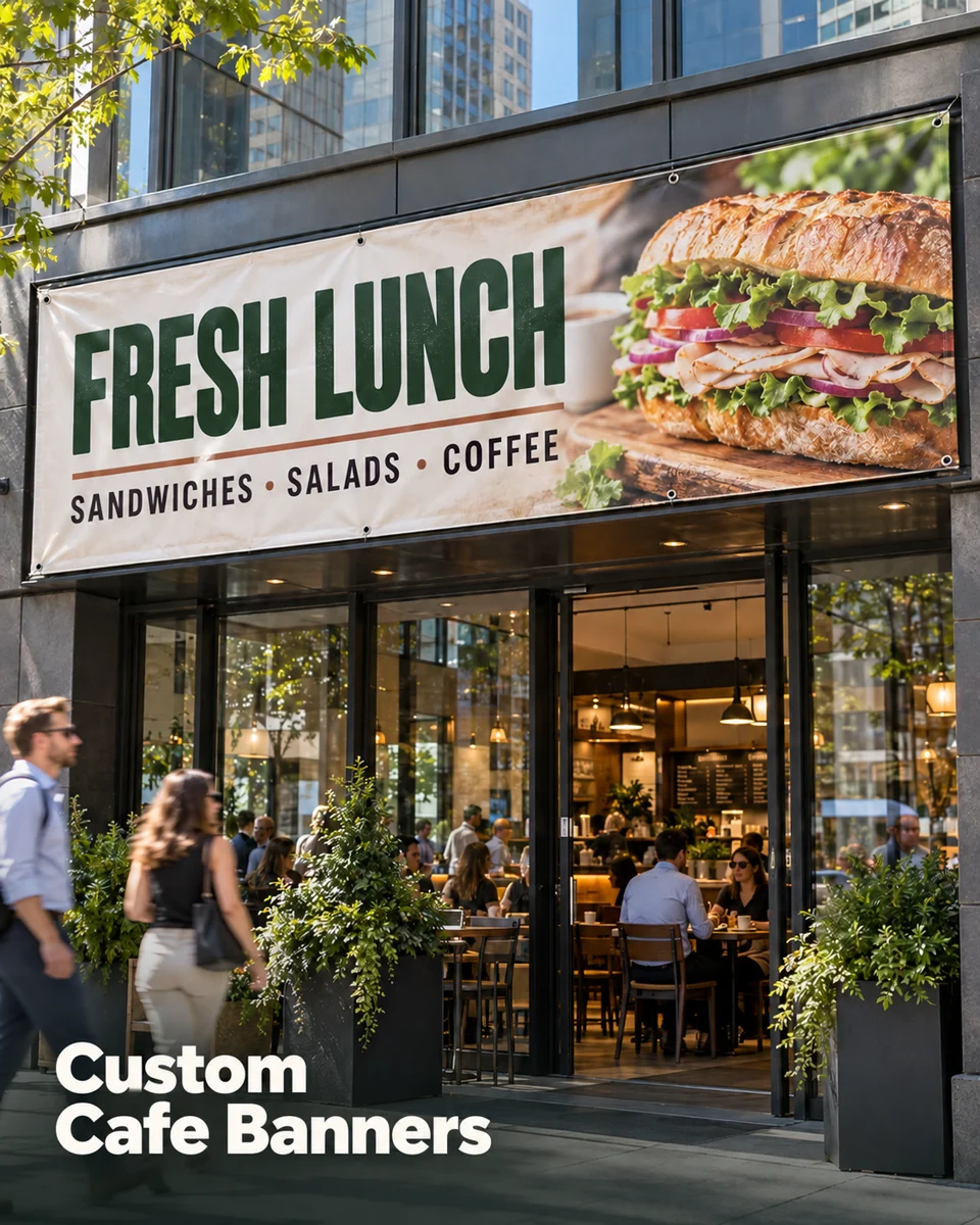 Cafe lunch banners · Community business