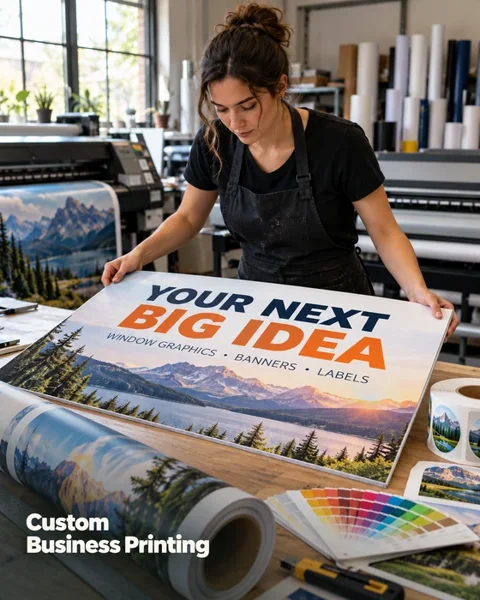 Business print planning · Community business lifestyle printing idea