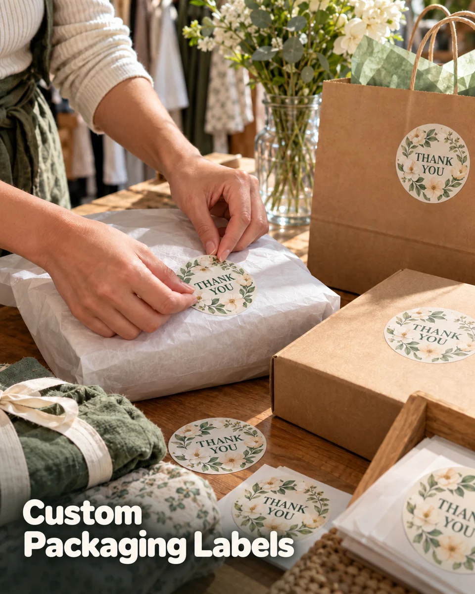 Gift packaging stickers · Neighborhood favorites