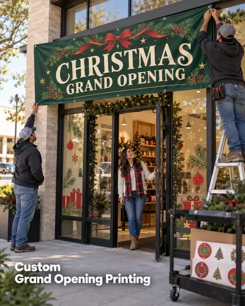 Grand Opening · Community business lifestyle printing idea