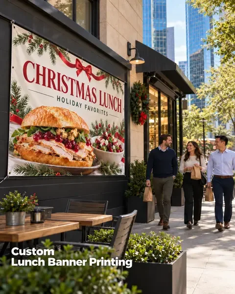 Lunch Banner · Community business lifestyle printing idea