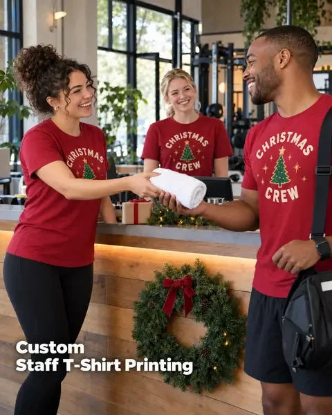 Staff T-Shirt · Community business lifestyle printing idea