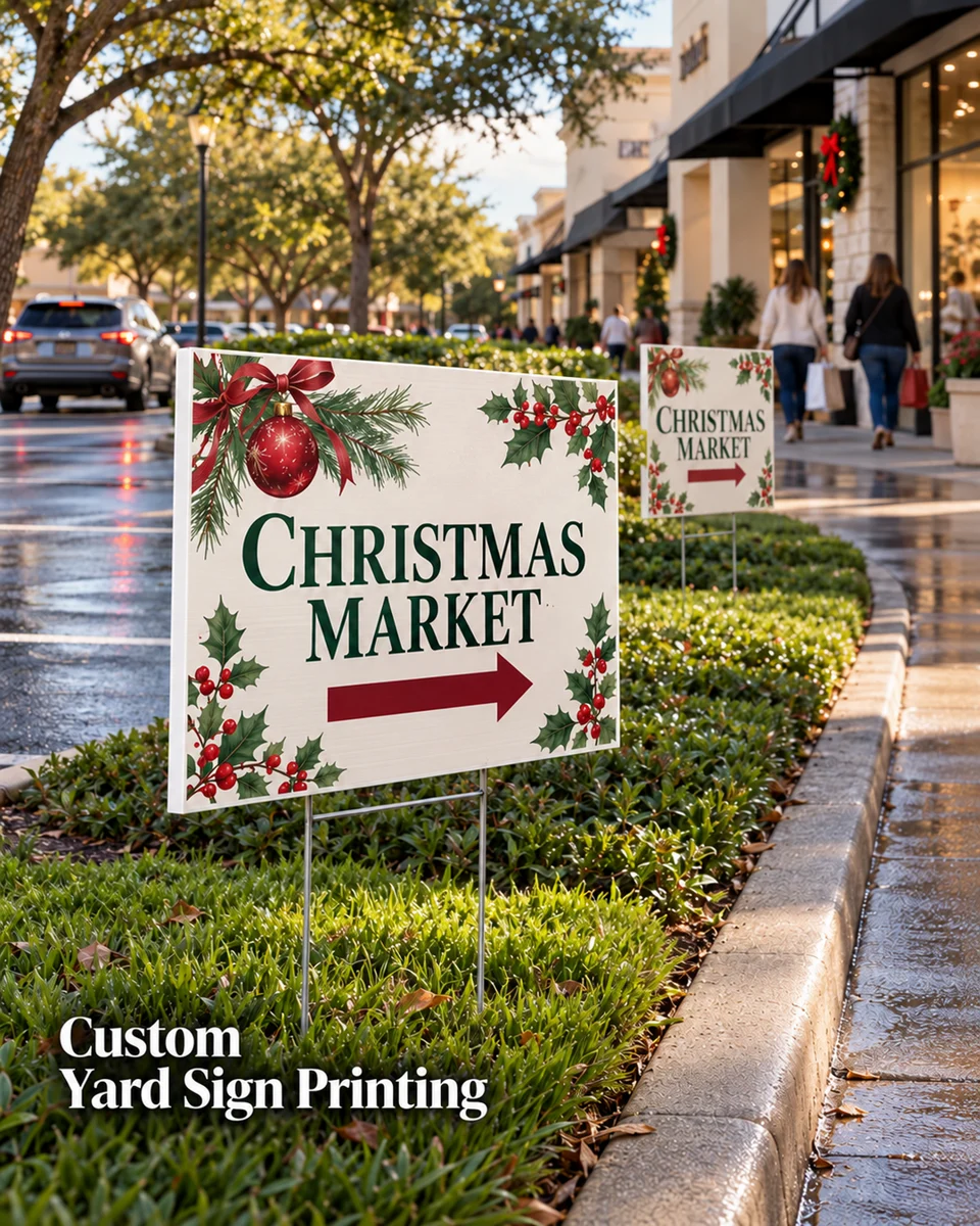 Yard Sign · Retail & events inspiration