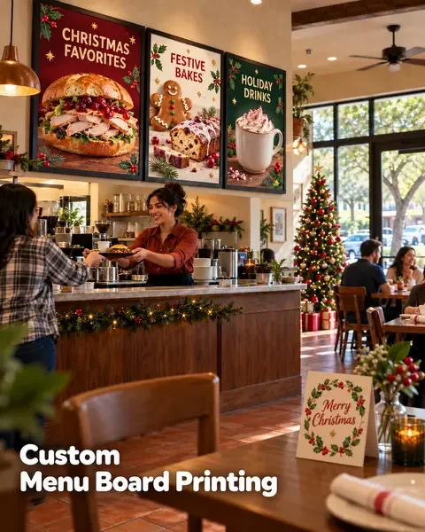 Menu Board · Neighborhood favorites lifestyle printing idea