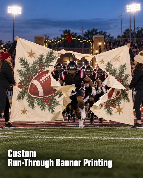Run-Through Banner · Friday night lifestyle printing idea