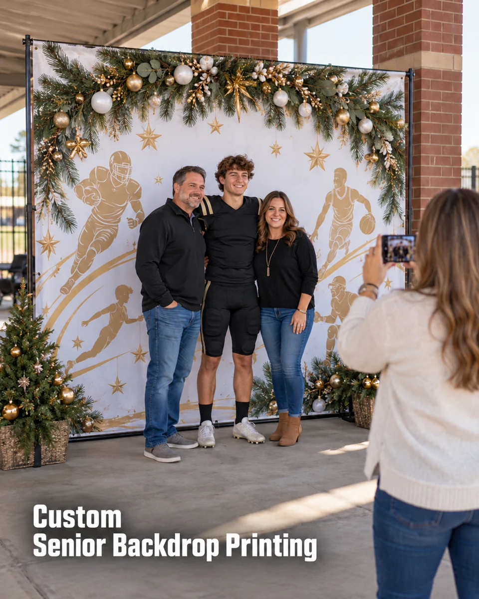 Senior Backdrop · Friday night