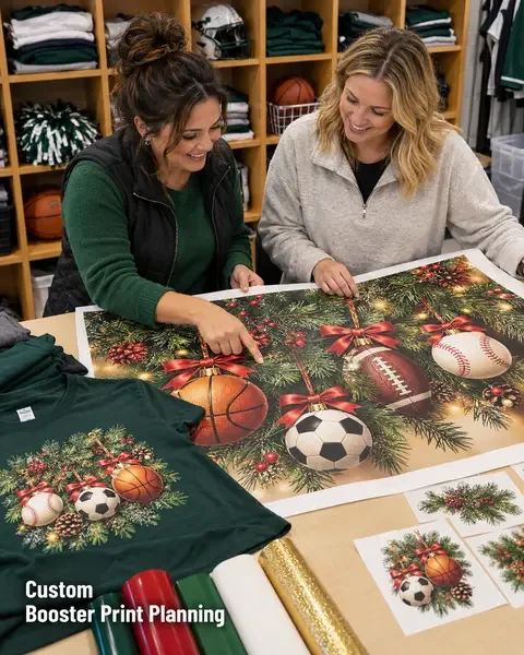 Booster Print Planning · Friday night lifestyle printing idea