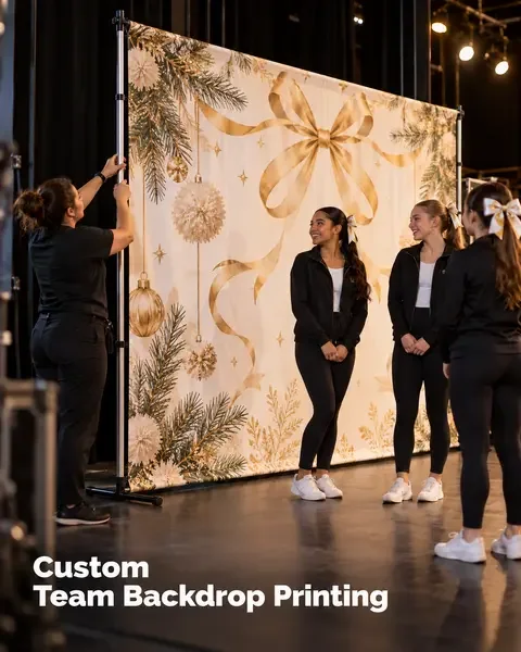 Team Backdrop · School spirit lifestyle printing idea