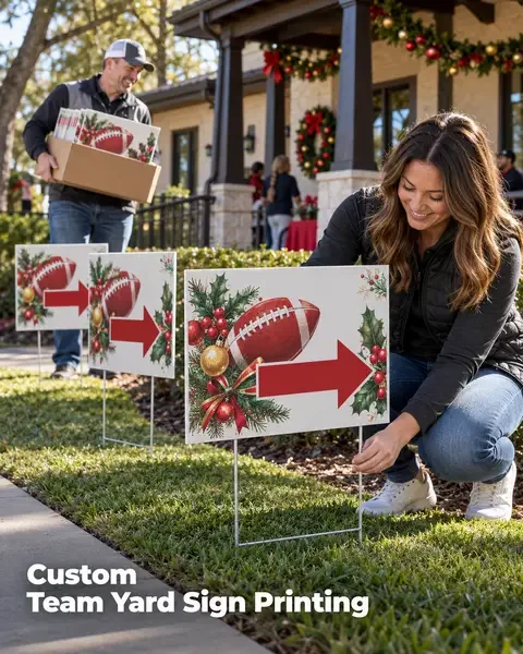 Team Yard Sign · School spirit lifestyle printing idea