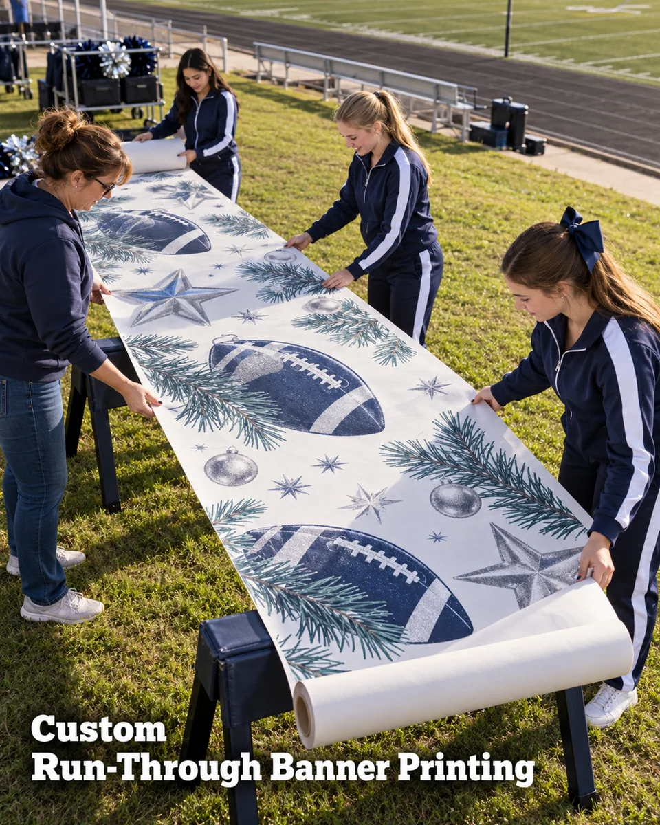 Run-Through Banner · Team celebration inspiration