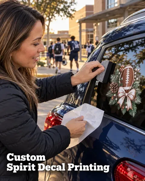 Spirit Decal · Team celebration lifestyle printing idea