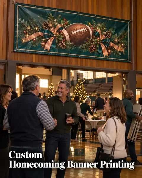 Homecoming Banner · Game day lifestyle printing idea
