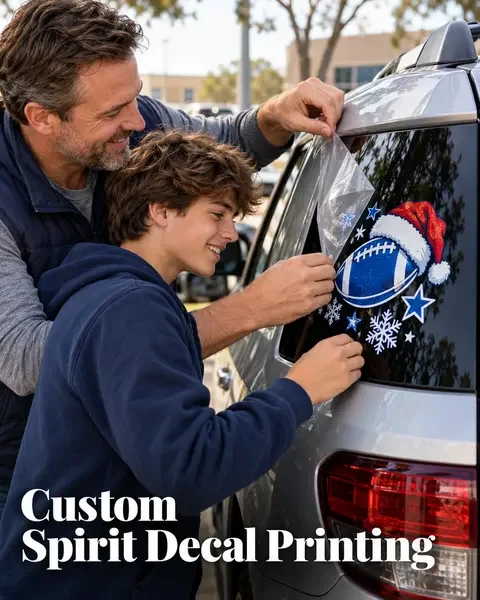 Spirit Decal · Game day lifestyle printing idea