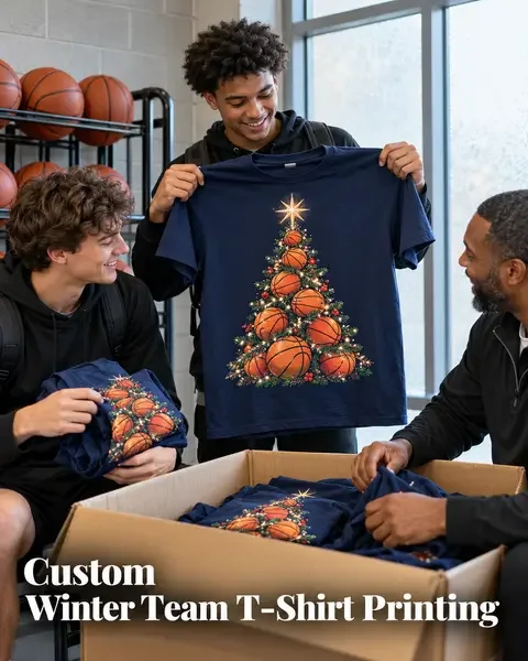 Winter Team T-Shirt · Game day lifestyle printing idea