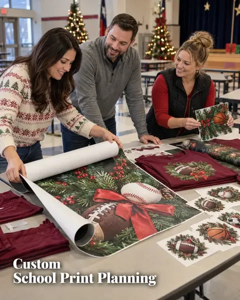 School Print Planning · Game day lifestyle printing idea